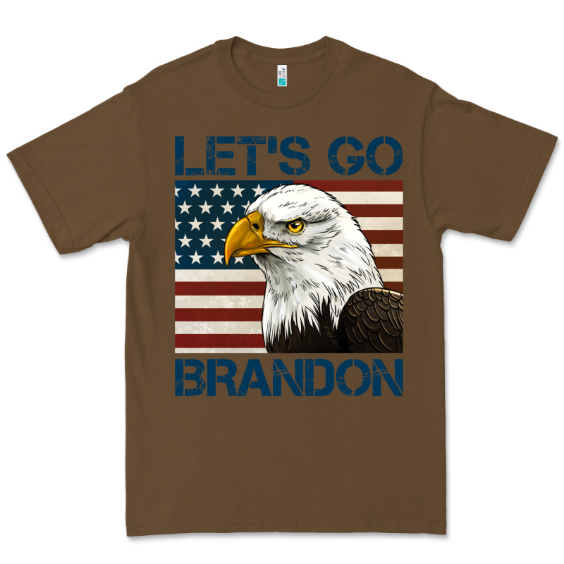 American Bald Eagle Let's Go Brandon Premium Tee by Jasminsmagicworld | Teevron