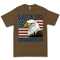 Cacao american bald eagle let's go brandon Premium Tee - Jasminsmagicworld