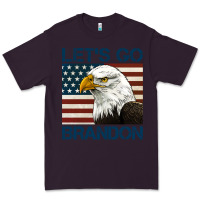 Plum american bald eagle let's go brandon Premium Tee - Jasminsmagicworld