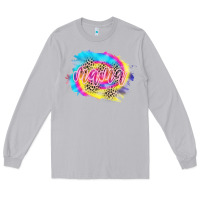 Moon Dust Mama Tie dye Leopard Long Sleeve Tee - CowCowDesign