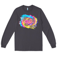 Smoke Mama Tie dye Leopard Long Sleeve Tee - CowCowDesign