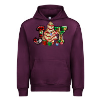 Mauve Wine joy with christmas tree cake ado Urban Hoodie - AdoDesignShop