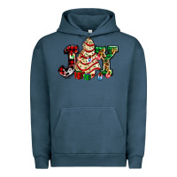 Pigment Midnight Navy joy with christmas tree cake ado Urban Hoodie - AdoDesignShop