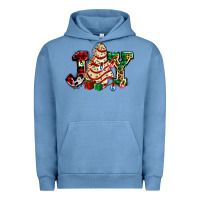 Pigment Pebble Blue joy with christmas tree cake ado Urban Hoodie - AdoDesignShop