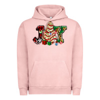 Pigment Salmon joy with christmas tree cake ado Urban Hoodie - AdoDesignShop