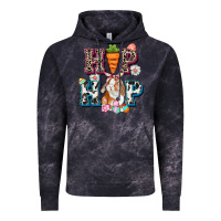 Cloud Black Western hip hop bunny Easter Day Vintage Hoodie - CowGirlArtShop