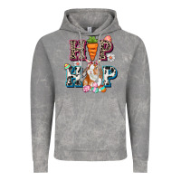 Cloud Rock Western hip hop bunny Easter Day Vintage Hoodie - CowGirlArtShop
