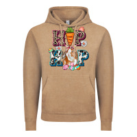Vintage Coffee Western hip hop bunny Easter Day Vintage Hoodie - CowGirlArtShop