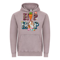 Western Hip Hop Bunny Easter Day Vintage Hoodie | Teevron