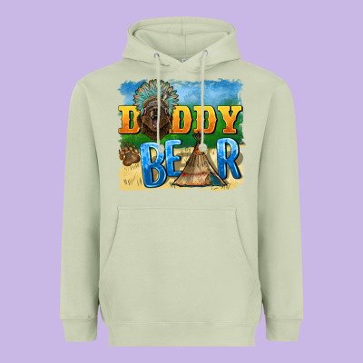 Daddy Bear Native Heavyweight Hoodie Designed By Barkaloodesign