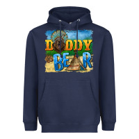 Navy daddy bear native Heavyweight Hoodie - BarkalooDesign