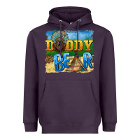 Plum daddy bear native Heavyweight Hoodie - BarkalooDesign