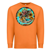 Carrot rattlesnake and sunflower Premium Sweatshirt - BarkalooDesign
