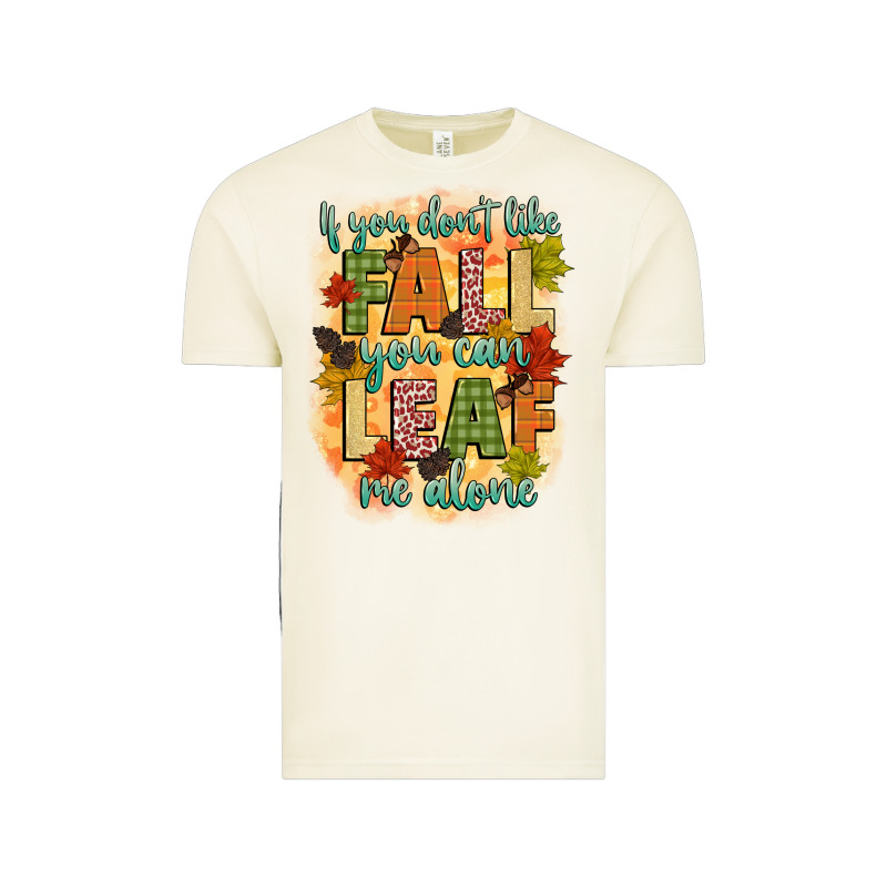 If You Dont Like Fall You Can Leaf Me Alone Vintage Tee by CowGirlArtShop | Teevron