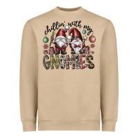 Mushroom Chillin With My Gnomies Heavyweight Sweatshirt - CowhideDigitalArt