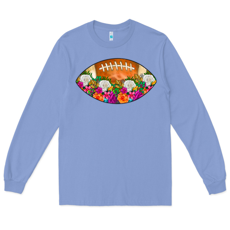American Football Floral Long Sleeve Tee by CowCowDesign | Teevron