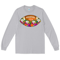 Moon Dust American Football Floral Long Sleeve Tee - CowCowDesign