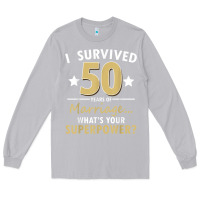 Moon Dust 50 years of marriage superpower 50th wedding anniversary Long Sleeve Tee - trangStudio