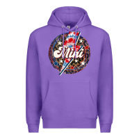 Purple Western Mini  4th of July Premium Hoodie - LillyAllenDesigns