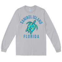 Moon Dust sanibel island beach design  sea turtle illustration gift pullover hoo Long Sleeve Tee - trangStudio