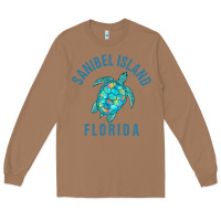 Toasted Coconut sanibel island beach design  sea turtle illustration gift pullover hoo Long Sleeve Tee - trangStudio