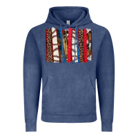 Vintage Denim Baseball brushstroke Vintage Hoodie - HowdyJamesFarm