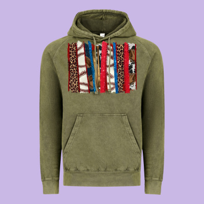 Baseball Brushstroke Vintage Hoodie Designed By Howdyjamesfarm