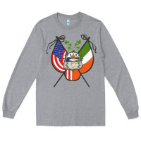 Heather Grey Ancient Order of Hibernians Premium Long Sleeve Tee - trangStudio