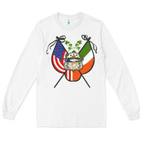 White Ancient Order of Hibernians Premium Long Sleeve Tee - trangStudio
