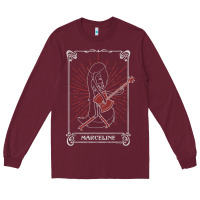 Burgundy adventure time halloween marceline tarot card Long Sleeve Tee - trangStudio