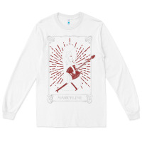 White adventure time halloween marceline tarot card Long Sleeve Tee - trangStudio