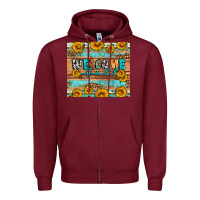 Burgundy Welcome fall Zipper Hoodie - Artiststas