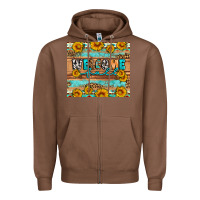 Chestnut Welcome fall Zipper Hoodie - Artiststas