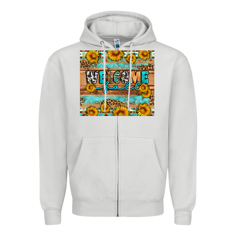 Welcome Fall Zipper Hoodie by Artiststas | Teevron