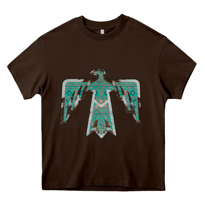 Cowhide Aztec Thunderbird Heavy Core Tee by Bettercallsaul | Teevron
