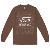Chestnut 17 year old gift boys girls funny 17th birthday gifts math Long Sleeve Tee - trangStudio