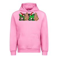 Fuchsia Pink mama with christmas tree cake ado Urban Hoodie - AdoDesignShop