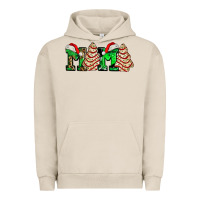 Pigment French Oak mama with christmas tree cake ado Urban Hoodie - AdoDesignShop
