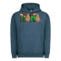 Pigment Midnight Navy mama with christmas tree cake ado Urban Hoodie - AdoDesignShop