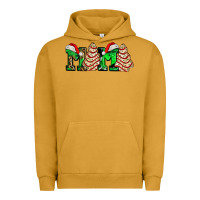 Pigment Peanut Butter mama with christmas tree cake ado Urban Hoodie - AdoDesignShop