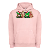 Pigment Salmon mama with christmas tree cake ado Urban Hoodie - AdoDesignShop
