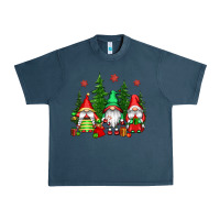 Midnight Navy christmas gnomies Urban Heavy Tee - CowGirlArtShop