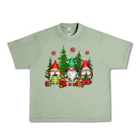 Oil Green christmas gnomies Urban Heavy Tee - CowGirlArtShop
