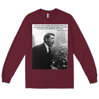 Burgundy Michael Collins - Give Us The Future- Irish- Ireland -1916 Long Sleeve Tee - trangStudio