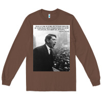 Chestnut Michael Collins - Give Us The Future- Irish- Ireland -1916 Long Sleeve Tee - trangStudio