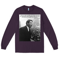Plum Michael Collins - Give Us The Future- Irish- Ireland -1916 Long Sleeve Tee - trangStudio