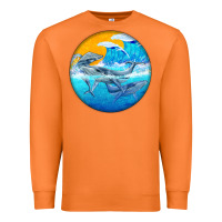 Carrot humpback whale Premium Sweatshirt - BarkalooDesign