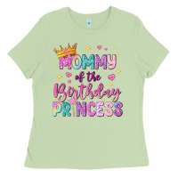 Matcha mommy of the birthday princess Ladies Tee - NancyCooperArtShop