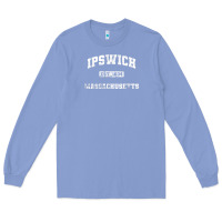 Colony Blue ipswich massachusetts ma vintage state athletic style Long Sleeve Tee - trangStudio