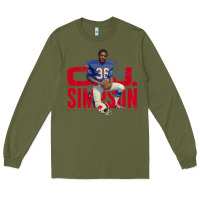 Army Green O.J. Simpson Long Sleeve Tee - trangStudio
